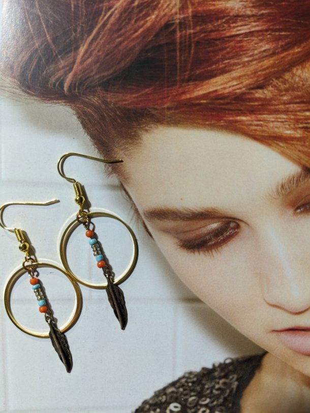 boucles d'oreilles très légères et éléments de récupération, pour oreilles percées